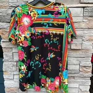 JOHNNY WAS Andra Hummingbird Tee